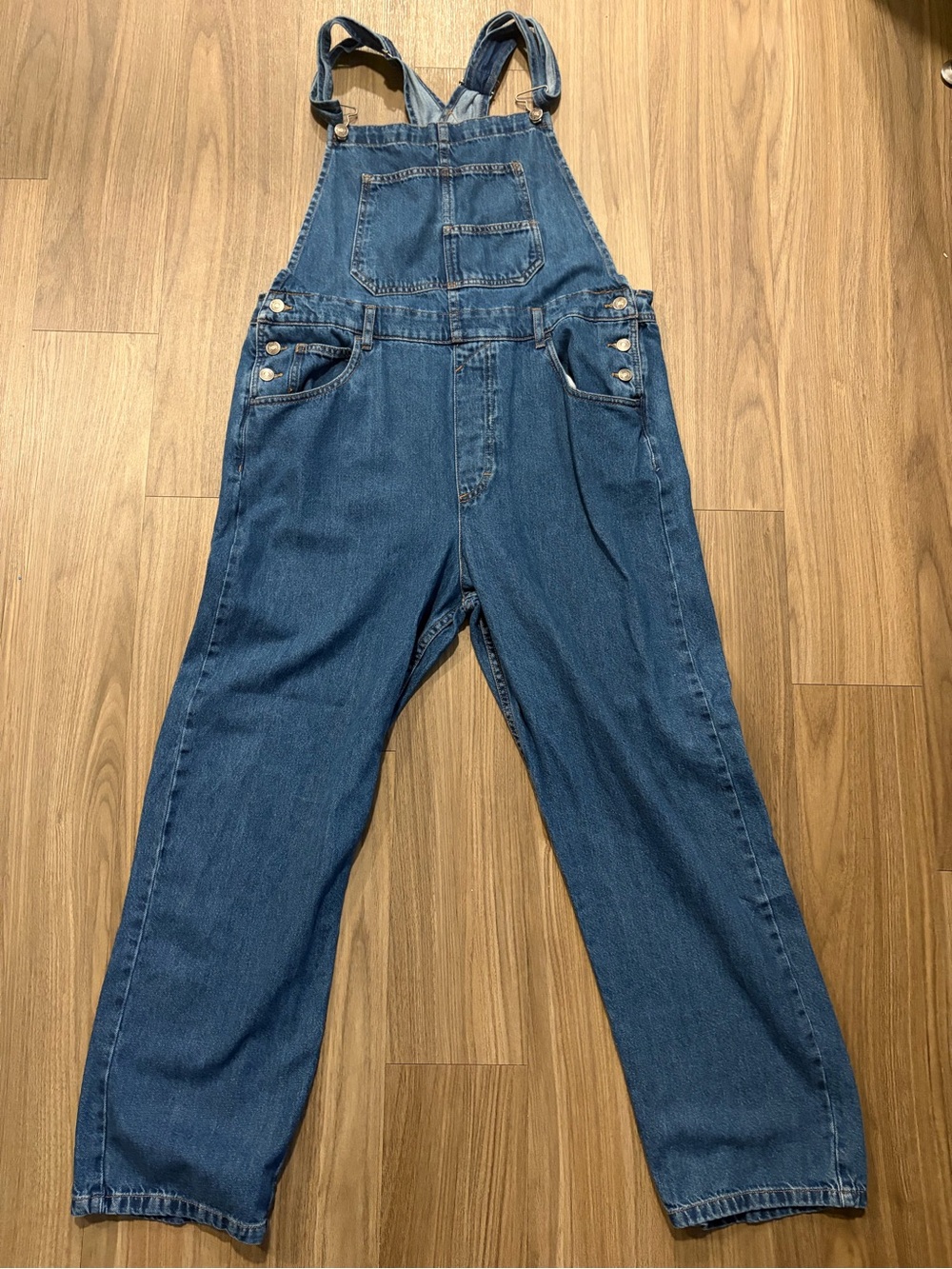 We the Free Ziggy Cotton Denim Overalls in XL - Picture 2 of 14